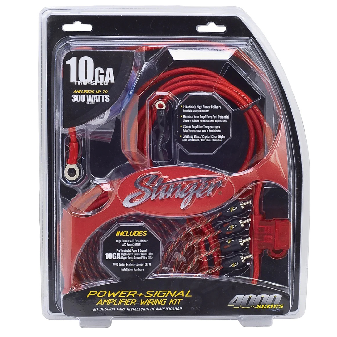 Stinger SK46101, 4000 Series 10 Gauge Power Only Wiring Kit