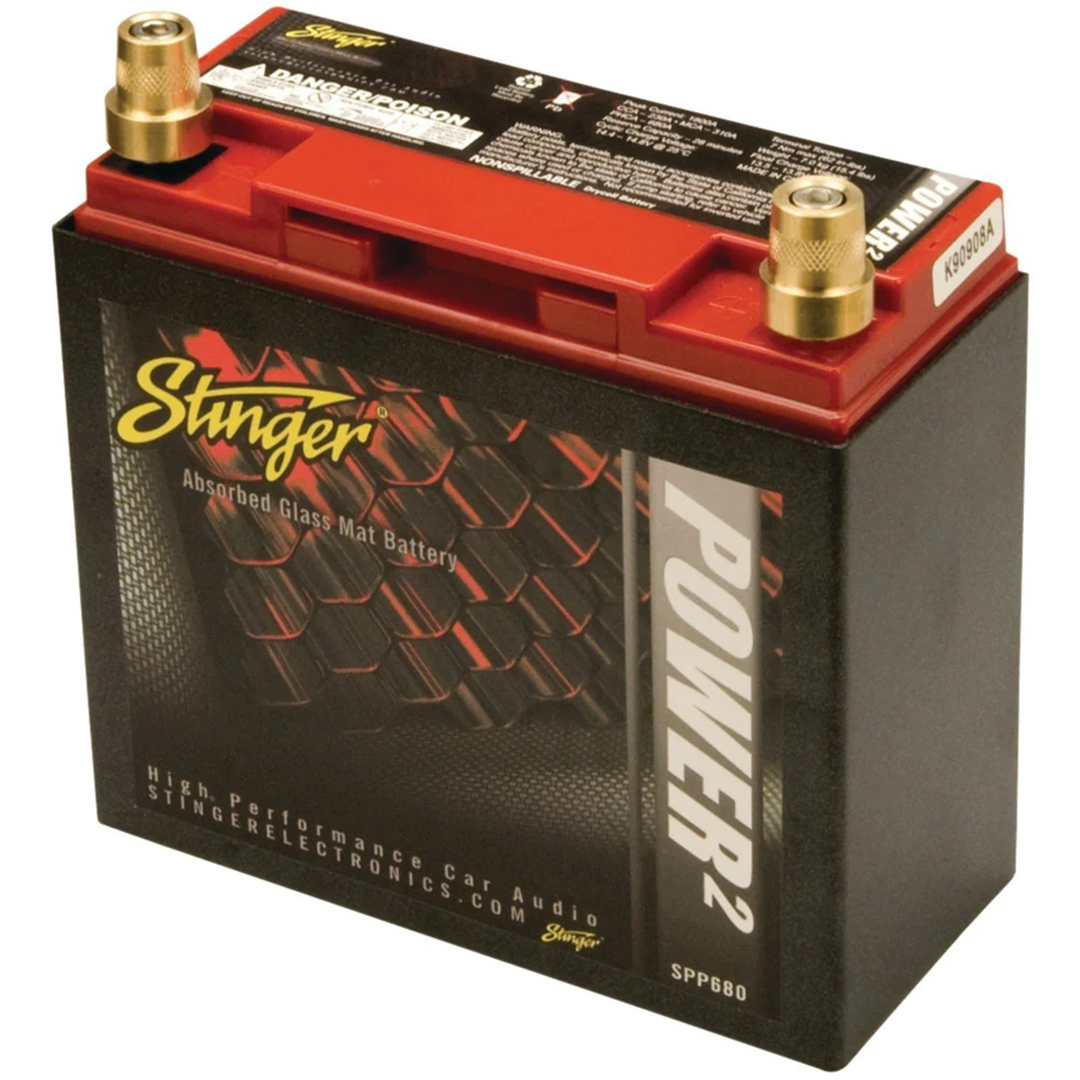 Stinger SPP680, SPP Series Dry Cell Battery with Protective Steel Case - 680 Amps