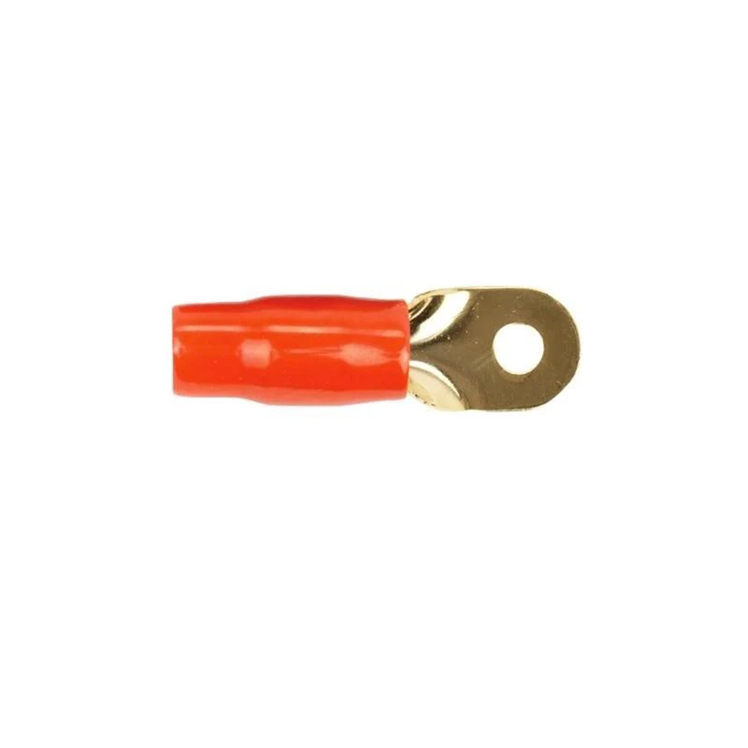 Stinger SPT5101R, Pro Series Ring Terminals with 1/0 Gauge Input to 5/16-Inch Ring - Red (25 Pack)