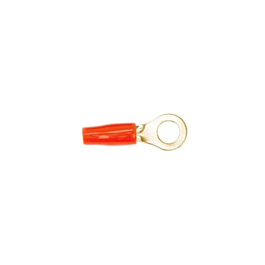 Stinger SPT5108R, Pro Series Ring Terminals with 8 Gauge Input to 5/16-Inch Ring - Red (25 Pack)