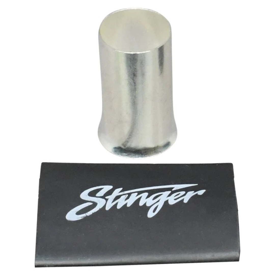 Stinger SPTF0125, 1/0 Gauge Wire Ferrules w/ Heat Shrink - 25 Pack