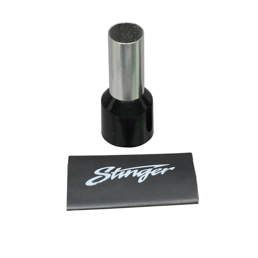 Stinger SPTF0825, 8 Gauge Wire Ferrules w/ Heat Shrink - 25 Pack