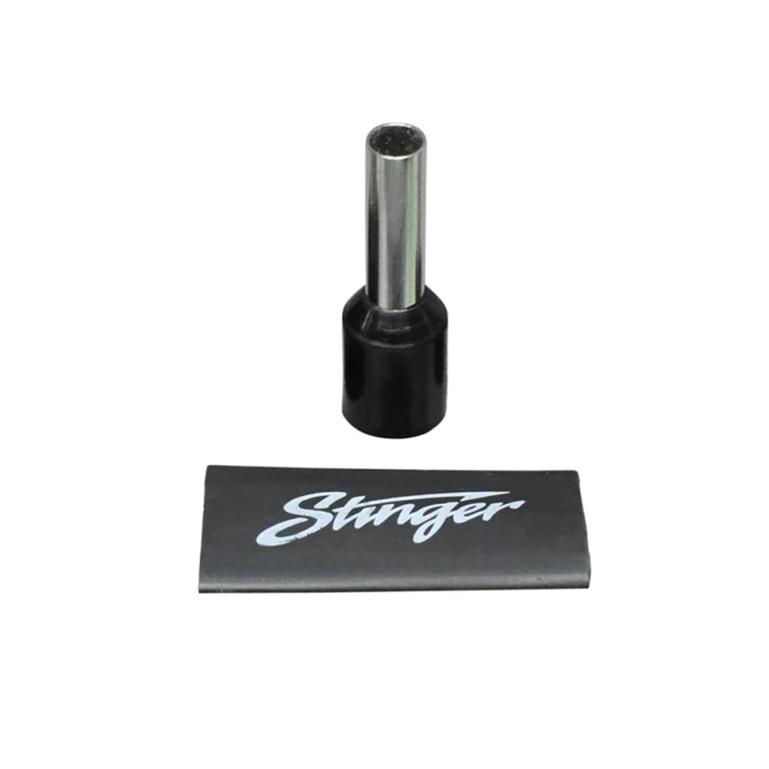 Stinger SPTF1025, 10 Gauge Wire Ferrules w/ Heat Shrink - 25 Pack