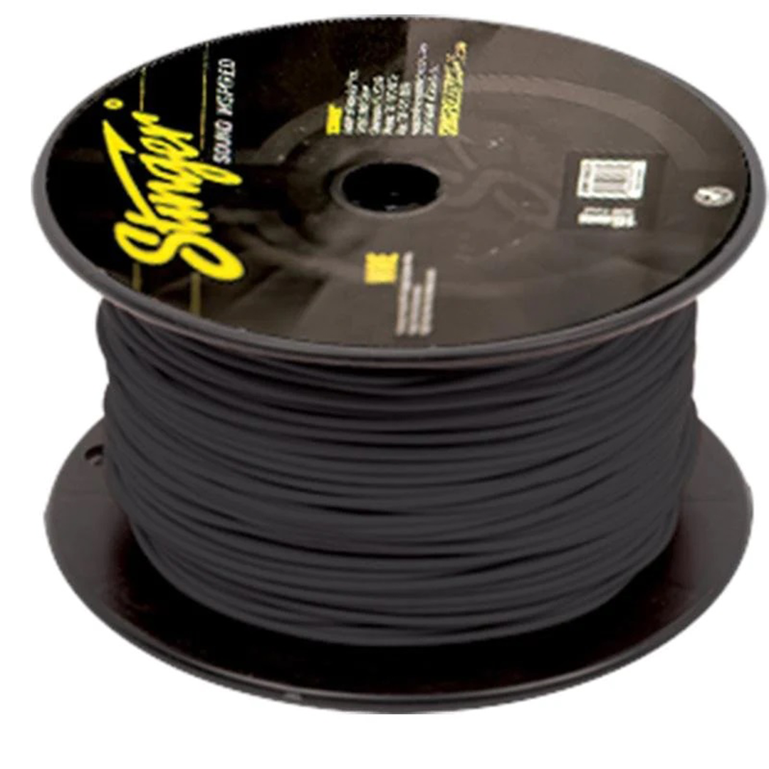 Stinger SPW318BK, Pro Series 18 Gauge OFC Black Primary Wire - 500 Feet