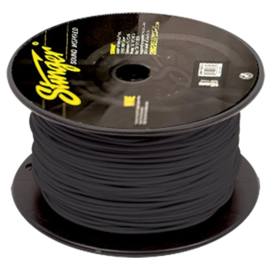 Stinger SPW318BK1, Pro Series 18 Gauge OFC Black Primary Wire - 1000 Feet