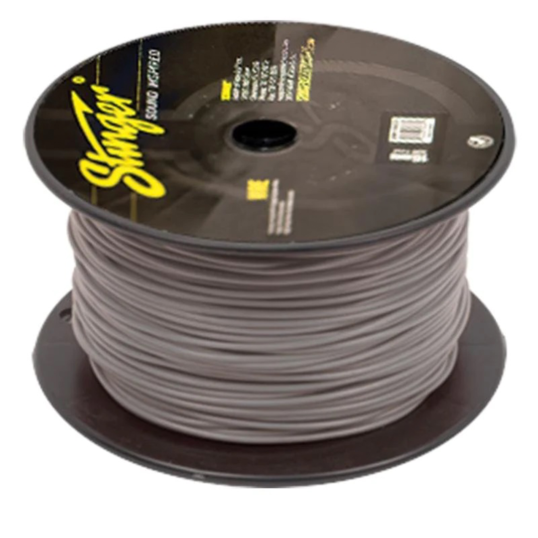 Stinger SPW318GY, Pro Series 18 Gauge OFC Gray Primary Wire - 500 Feet