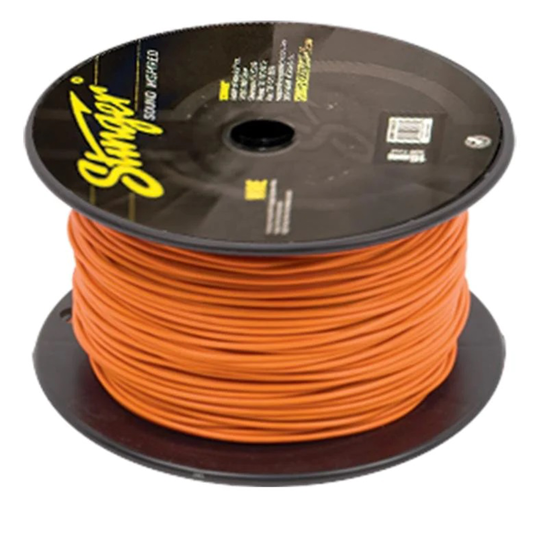 Stinger SPW318OR, Pro Series 18 Gauge OFC Orange Primary Wire - 500 Feet