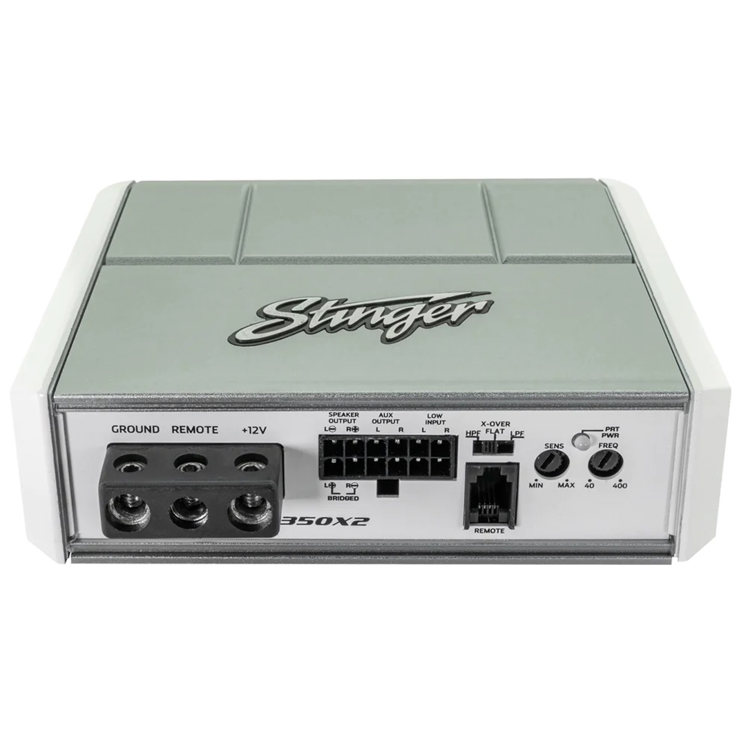 Stinger SPX350X2, Micro 2 Channel Powersports Amplifier - 350 Watt