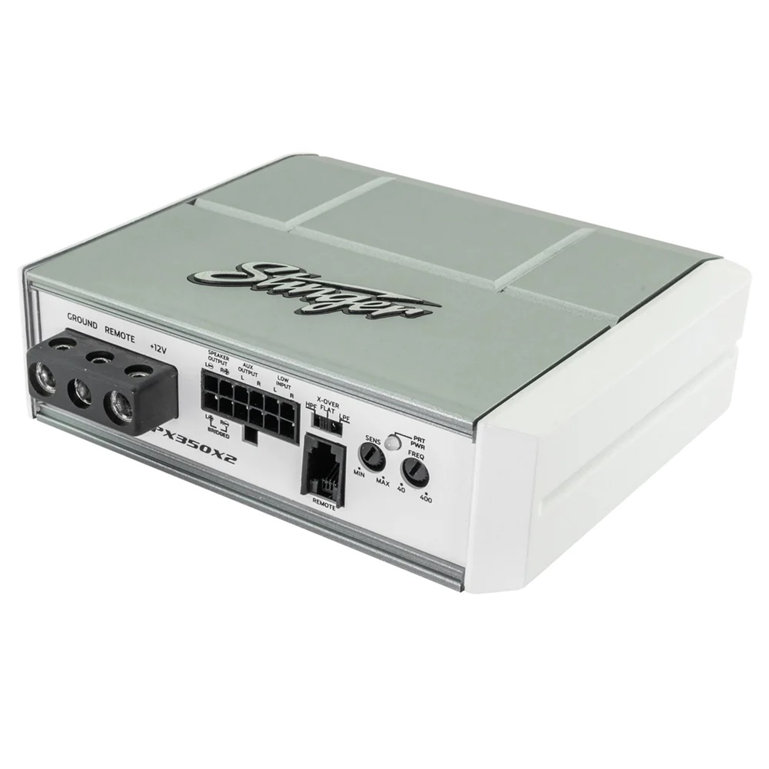 Stinger SPX350X2, Micro 2 Channel Powersports Amplifier - 350 Watt