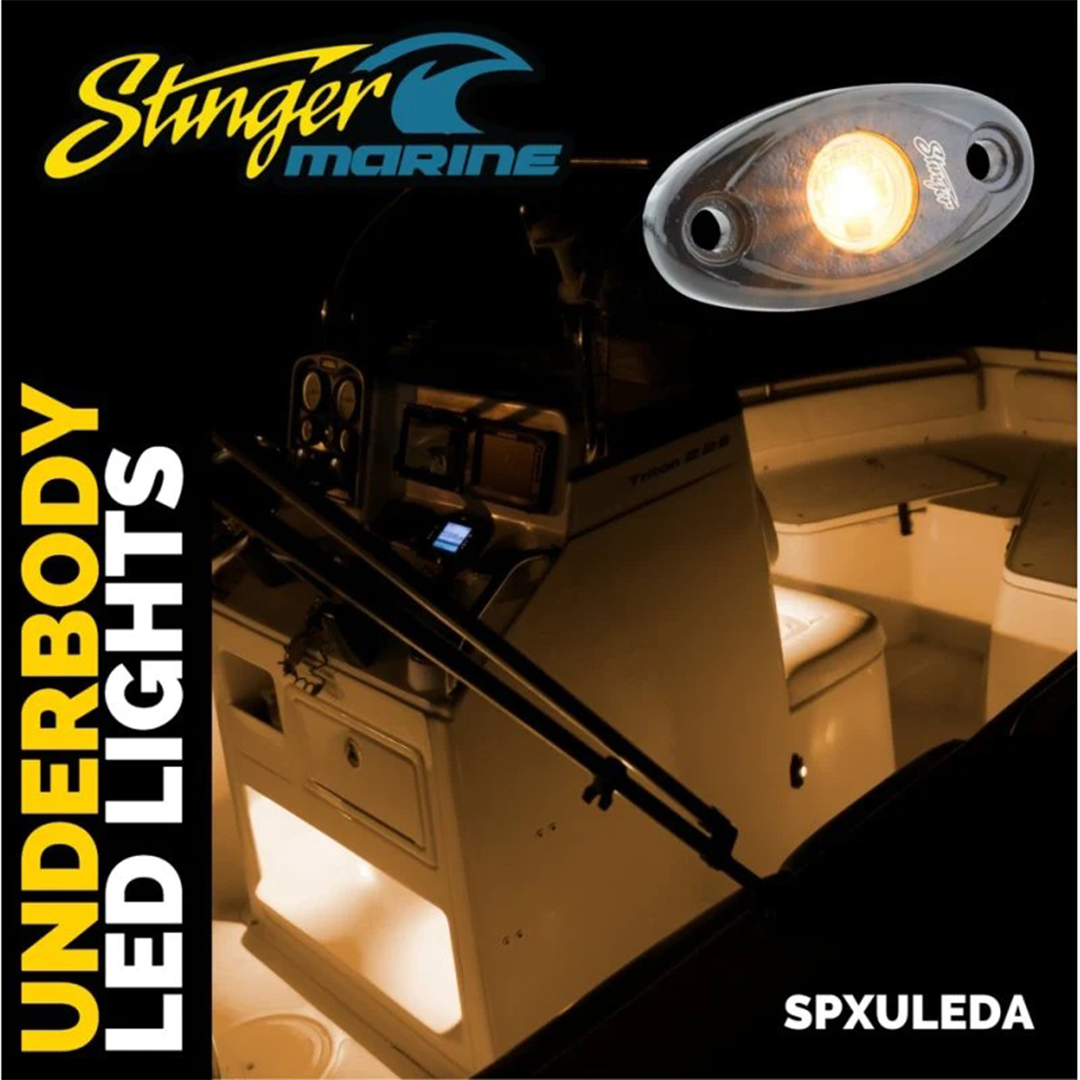 Stinger SPXULEDA, Universal IPX68 LED Underbody / Well / Rock Lights (Pair) - Amber