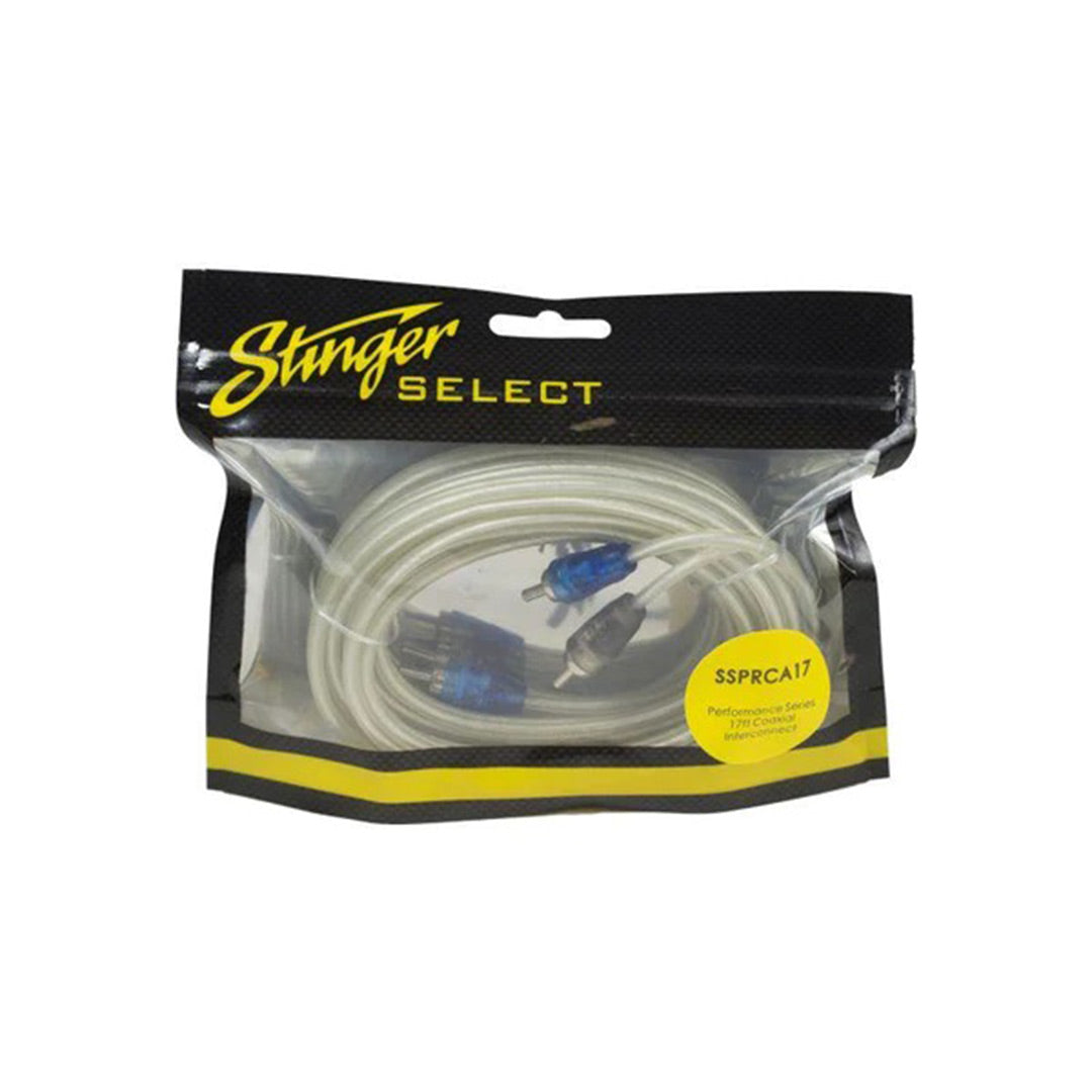 Stinger Select SSPRCA17, Performance Series Coaxial RCA, 17 FT