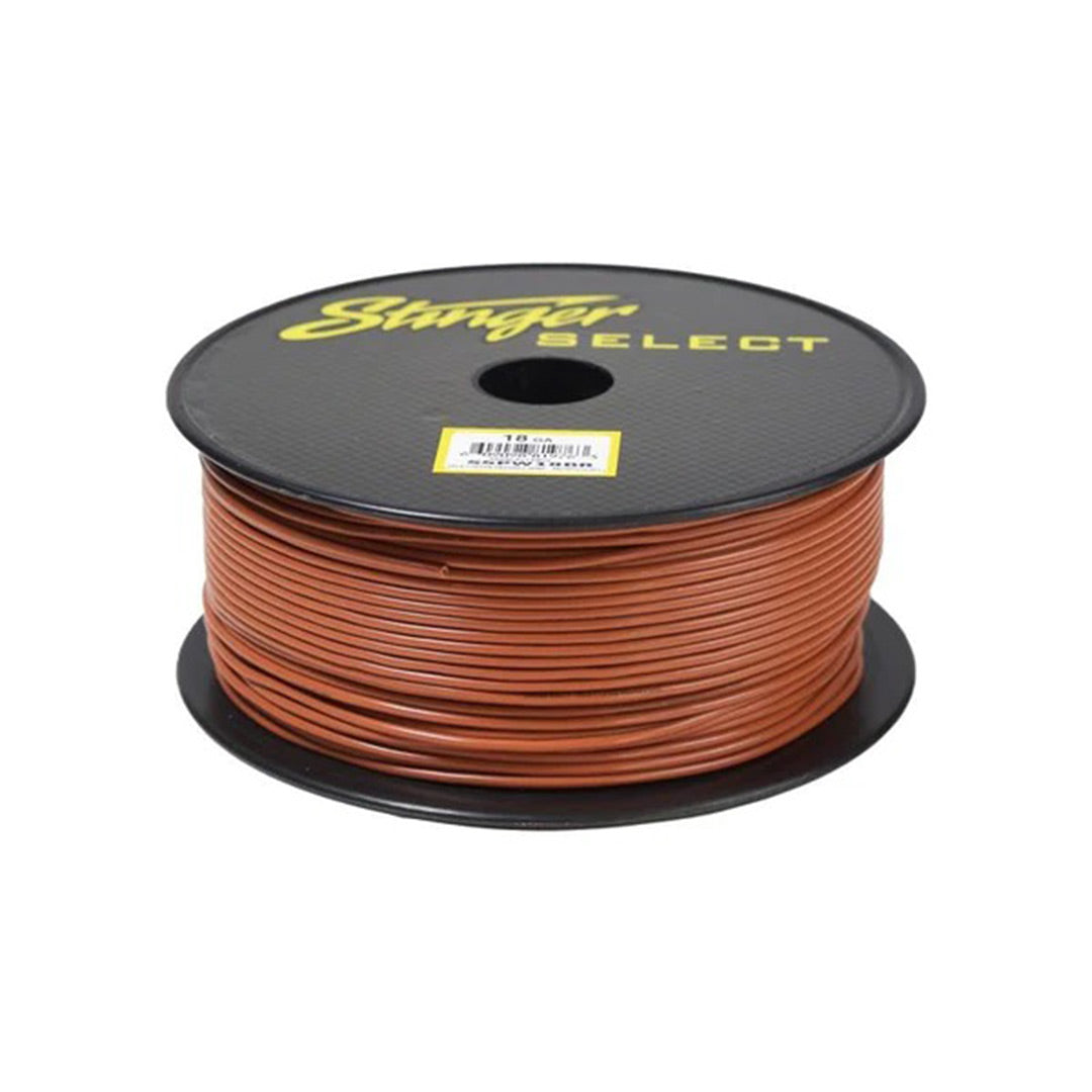 Stinger Select SSPW18BR, 18 Gauge Brown Primary Wire - 500 FT