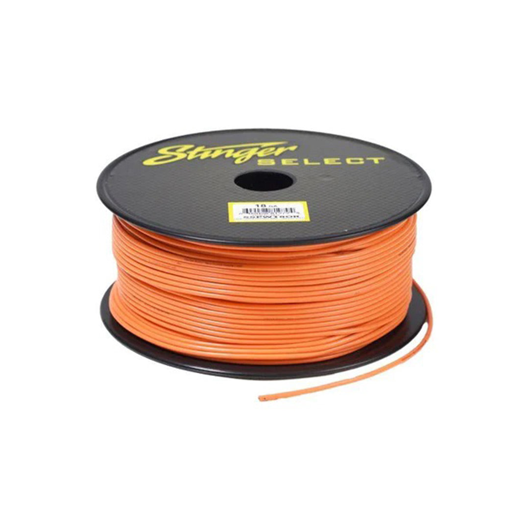 Stinger Select SSPW18OR, 18 Gauge Orange Primary Wire - 500 FT