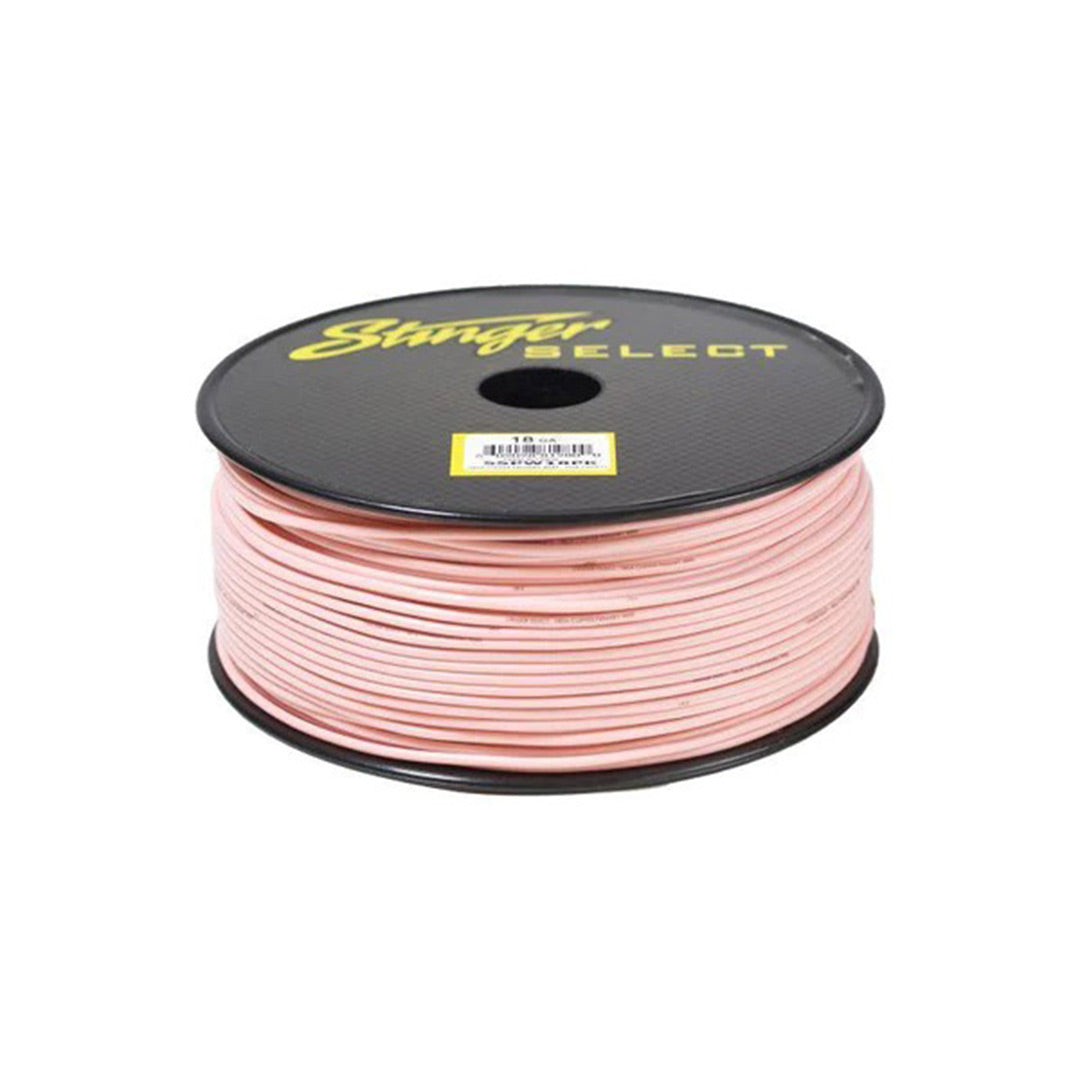 Stinger Select SSPW18PK, 18 Gauge Pink Primary Wire - 500 FT