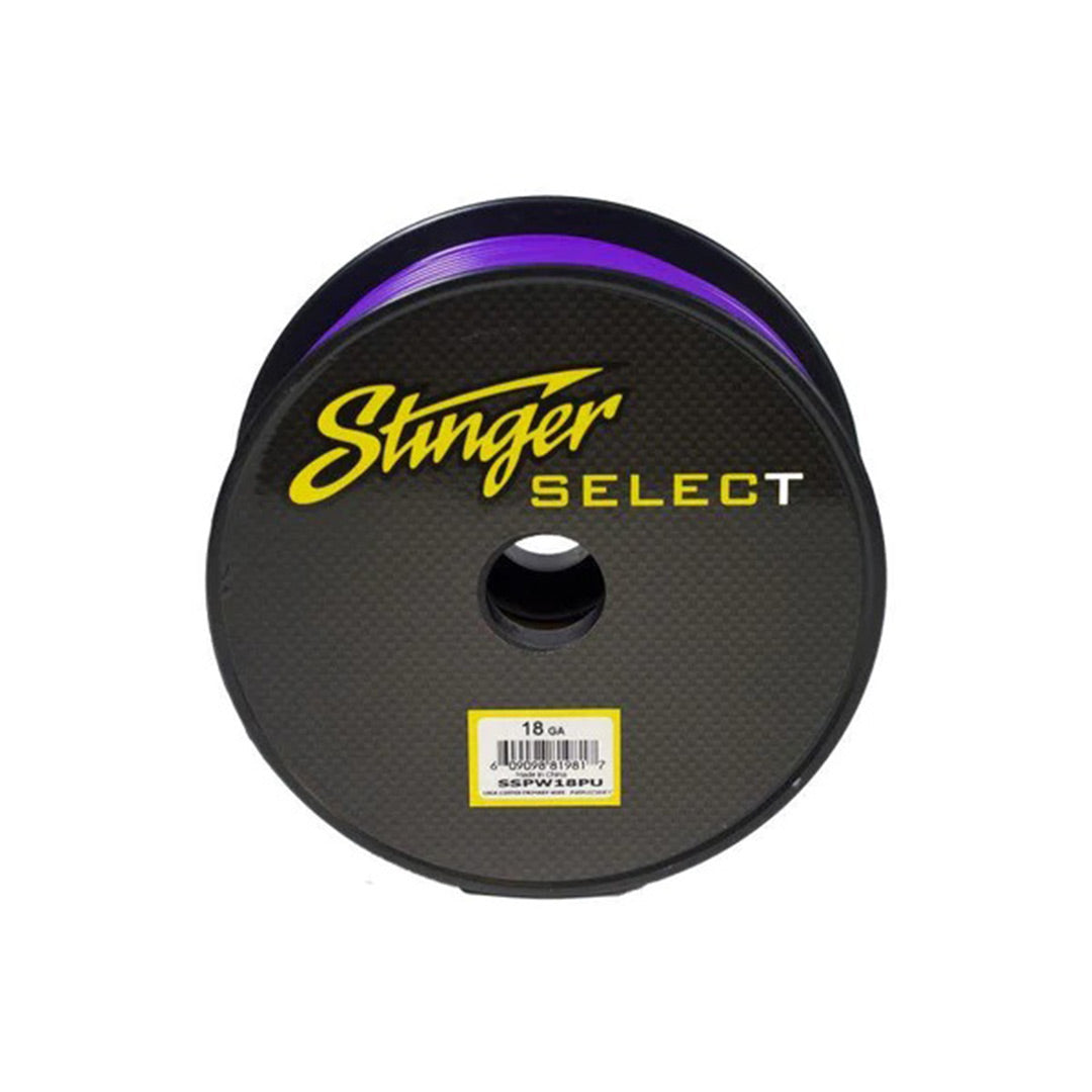 Stinger Select SSPW18PU, 18 Gauge Purple Primary Wire - 500 FT