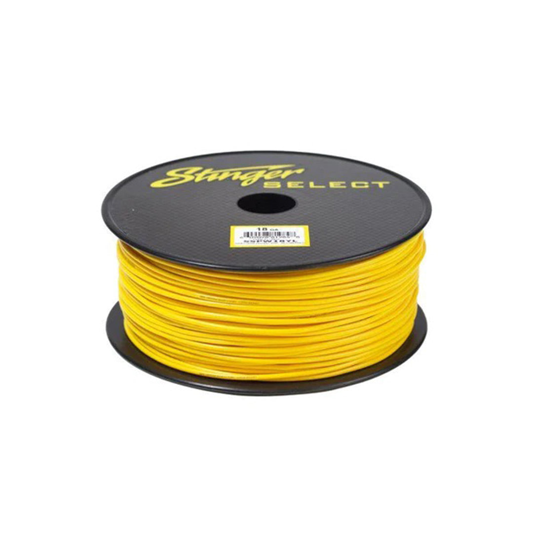 Stinger Select SSPW18YL, 18 Gauge Yellow Primary Wire - 500 FT