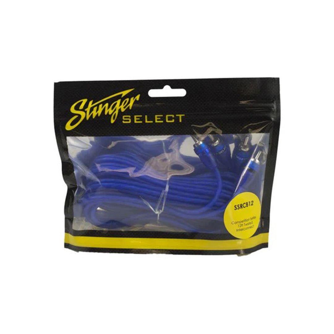 Stinger Select SSRCB12, Comp Series Twisted RCA, 12 FT