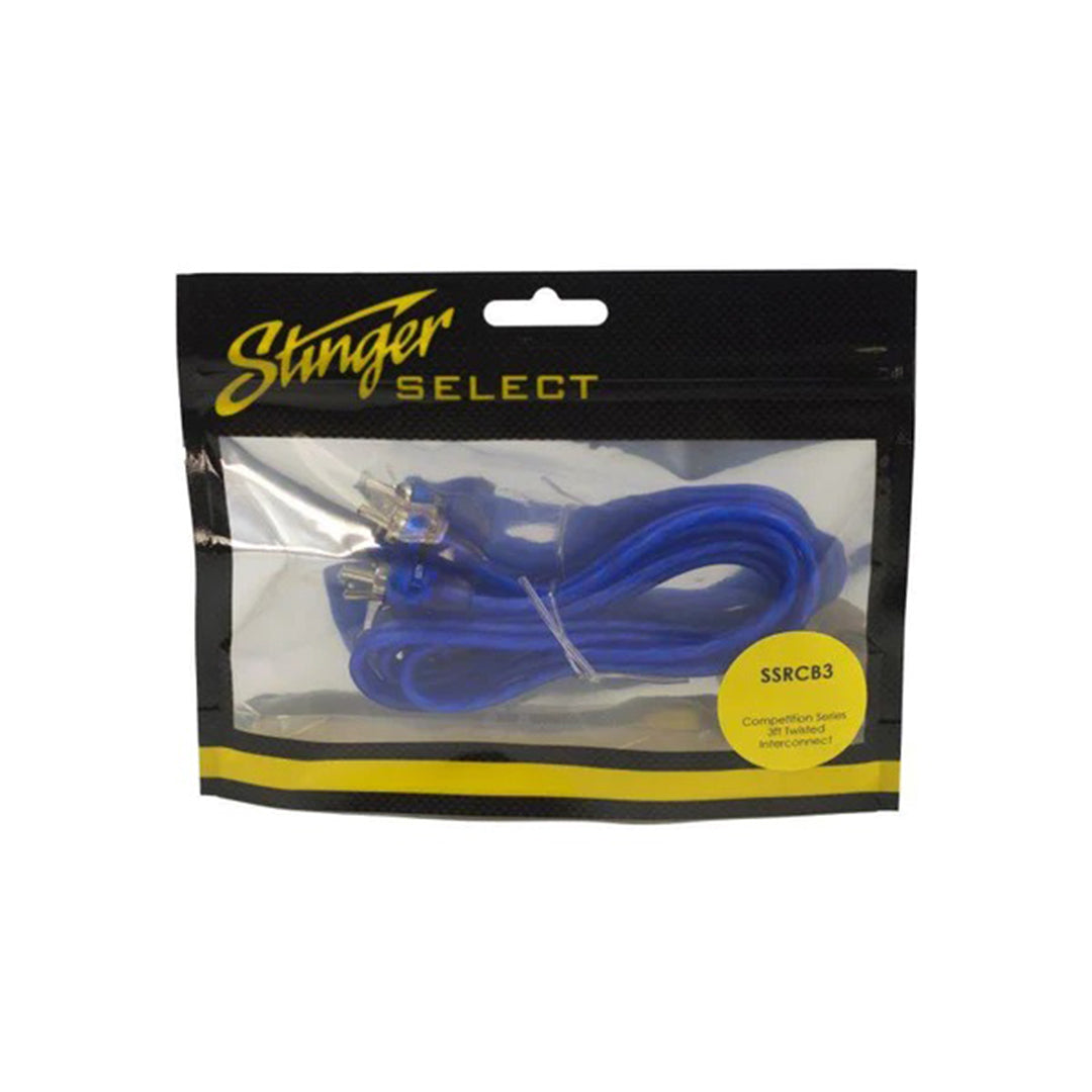 Stinger Select SSRCB3, Comp Series Twisted RCA, 3 FT
