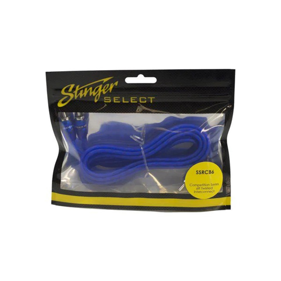 Stinger Select SSRCB6, Comp Series Twisted RCA, 6 FT