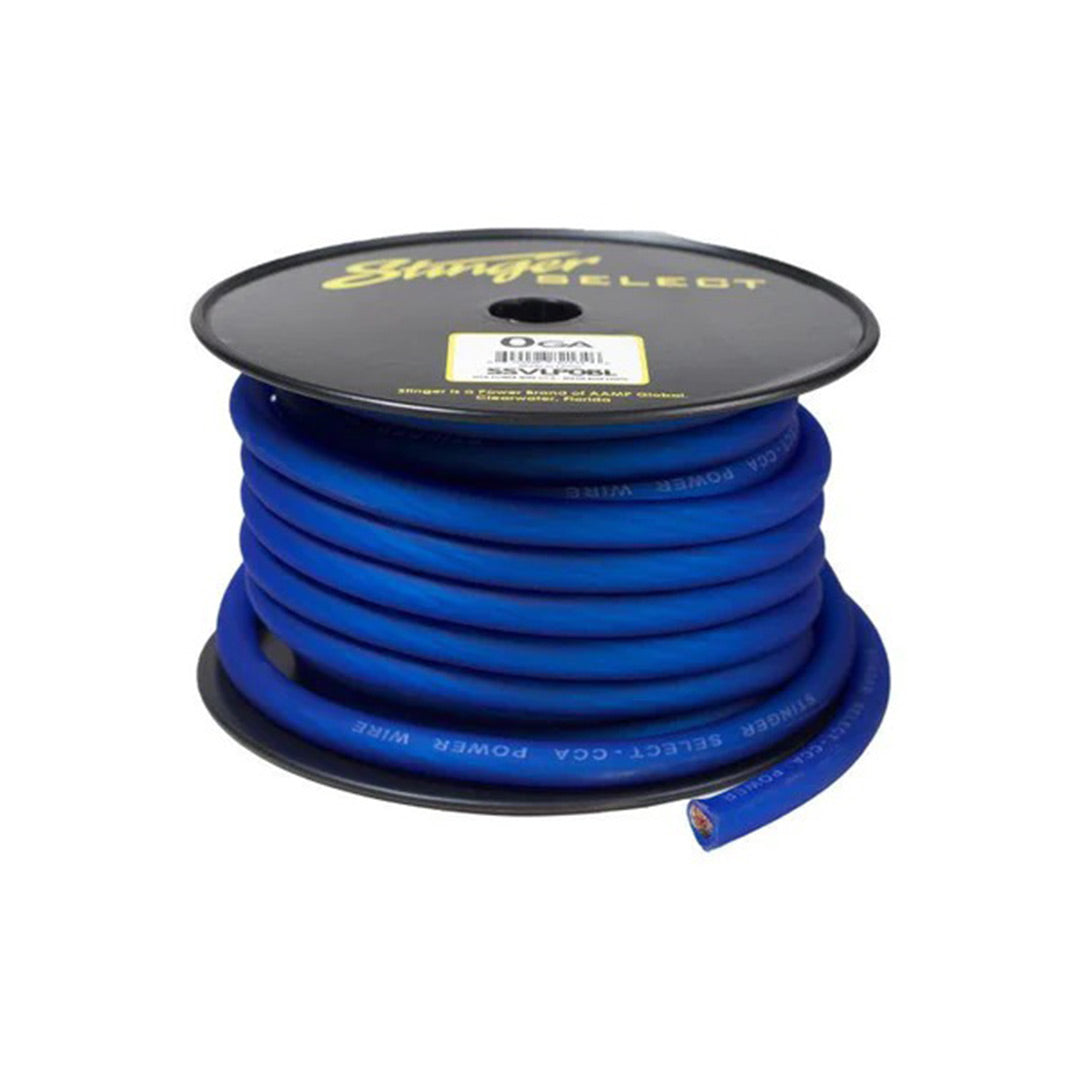 Stinger Select SSVLP0BL, VL Series Matte Blue 0 Gauge Power Wire 50 FT