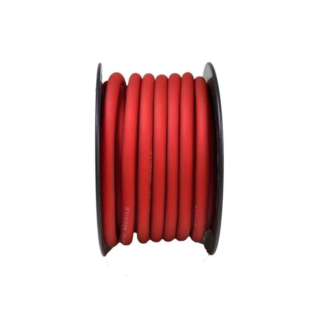 Stinger Select SSVLP0R, VL Series Red Matte 1/0 Gauge Power Wire - 50 FT