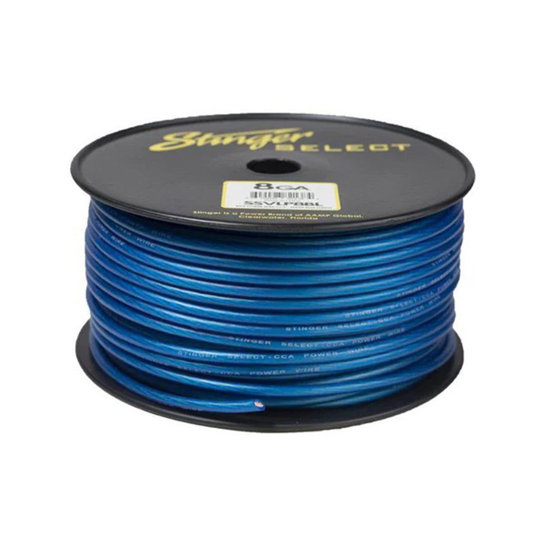 Stinger Select SSVLP8BL, VL Series Matte Blue 8 Gauge Power Wire - 250 FT