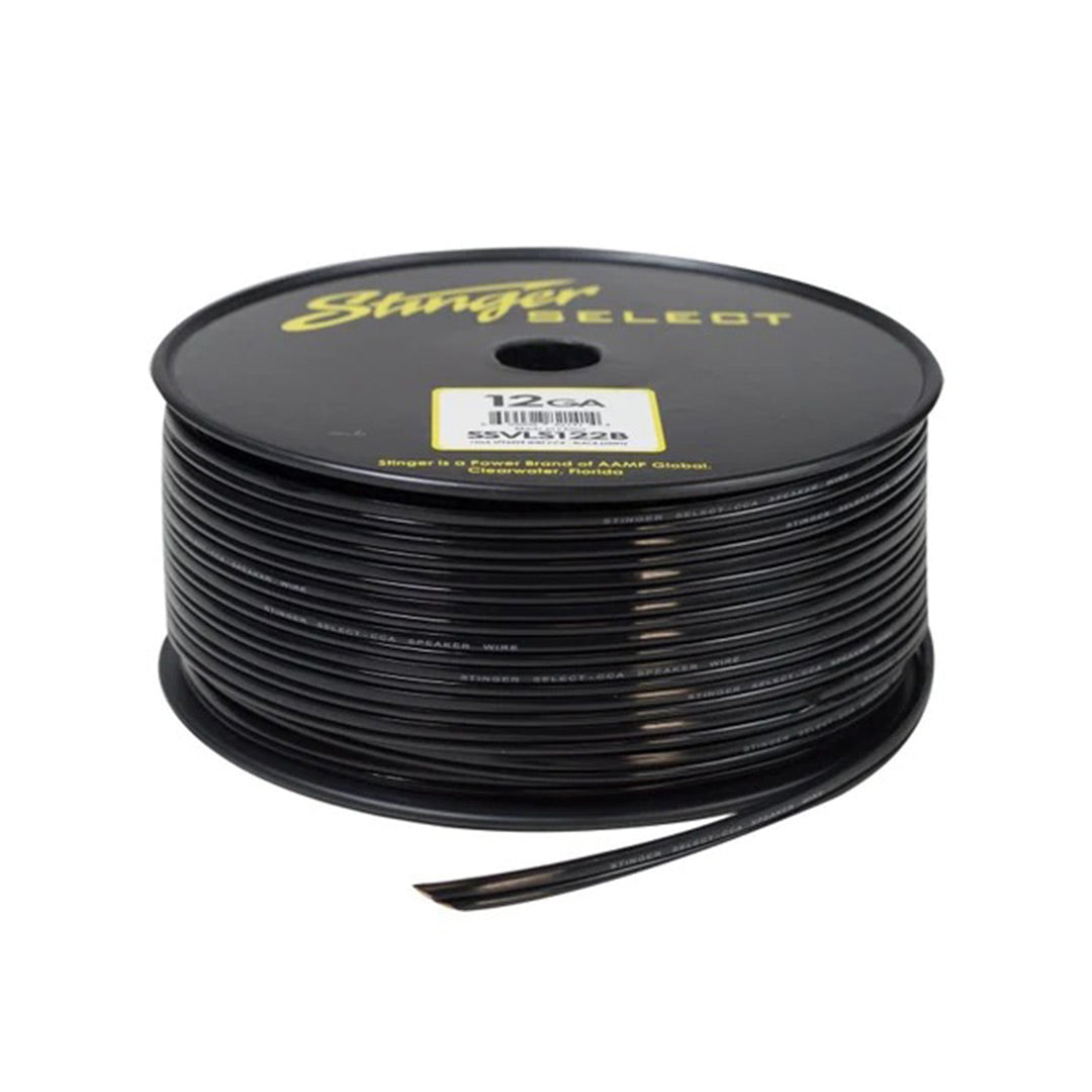 Stinger Select SSVLS122B, VL Series Black 12 Gauge Speaker Wire - 250 FT