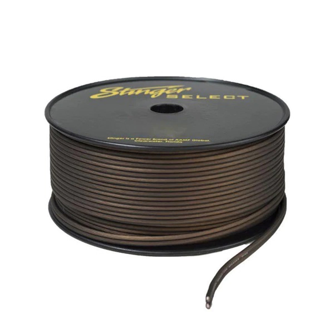 Stinger Select SSVLS16BK, VL Series Matte Black 16 Gauge Speaker Wire - 500 FT