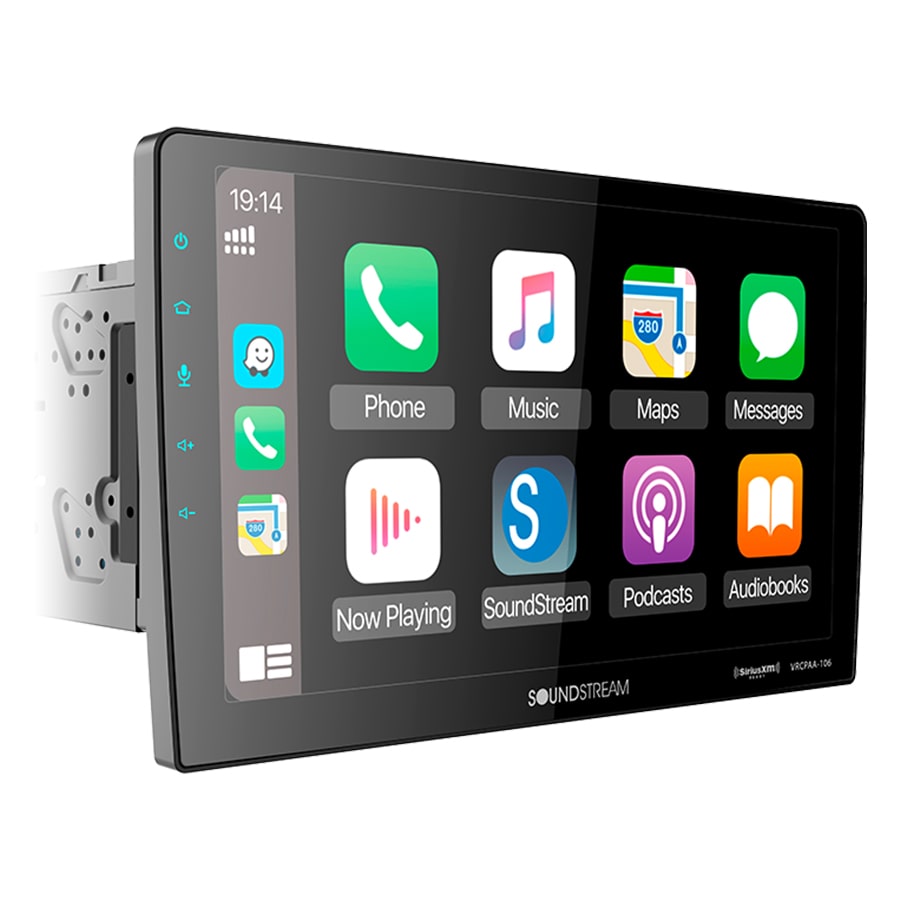 Soundstream VRCPAA-106, Reserve 10.6" Double DIN Multimedia Receiver w/ Apple CarPlay & Android Auto