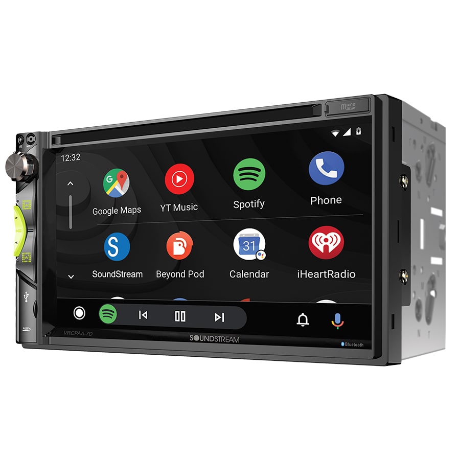 Soundstream VRCPAA-7D, Reserve 7" Double DIN Multimedia Receiver w/ Apple CarPlay & Android Auto