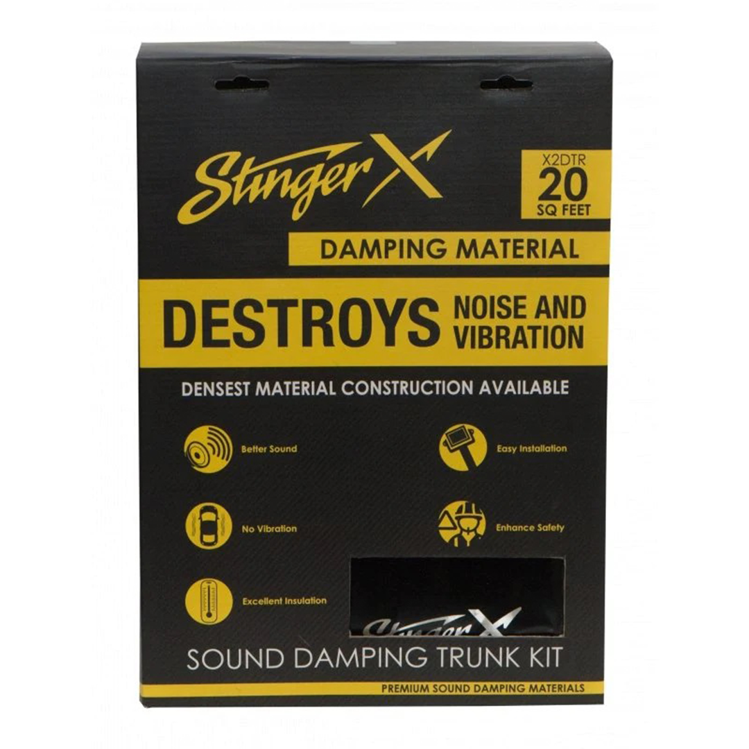 Stinger X2DTR, X-Mat Sound Damping Truck Kit - 20 Sq. Feet