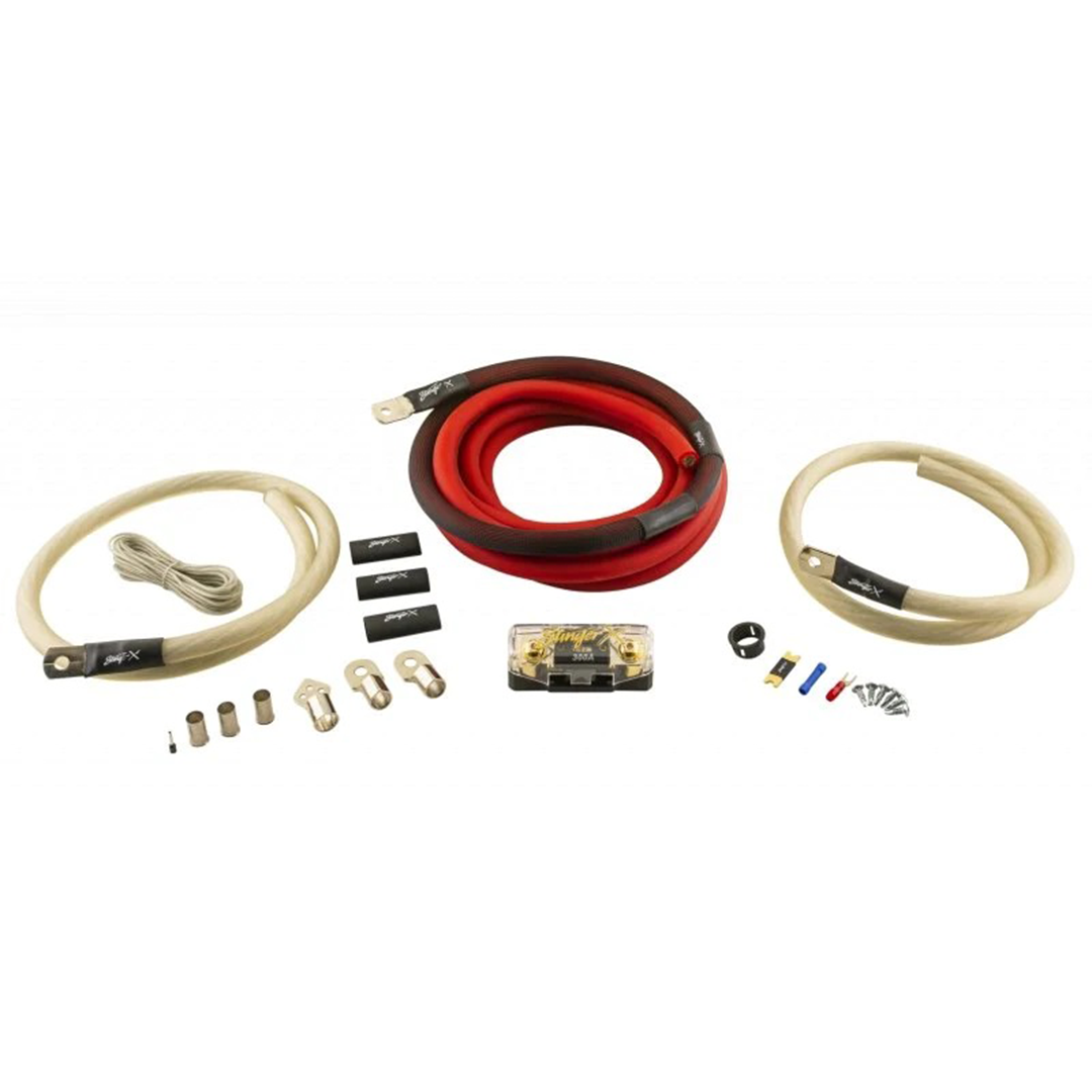 Stinger X2K01, X2 Series 1/0 Gauge Power / Ground Only Amplifier Install Kit