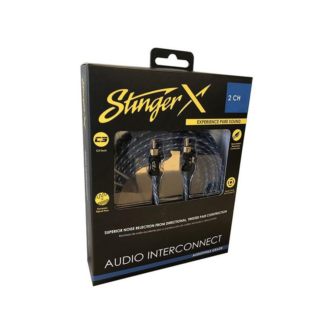 Stinger XI121.5, X1 Series 2 Channel Directional Twisted Pair Interconnect - 1.5 Feet