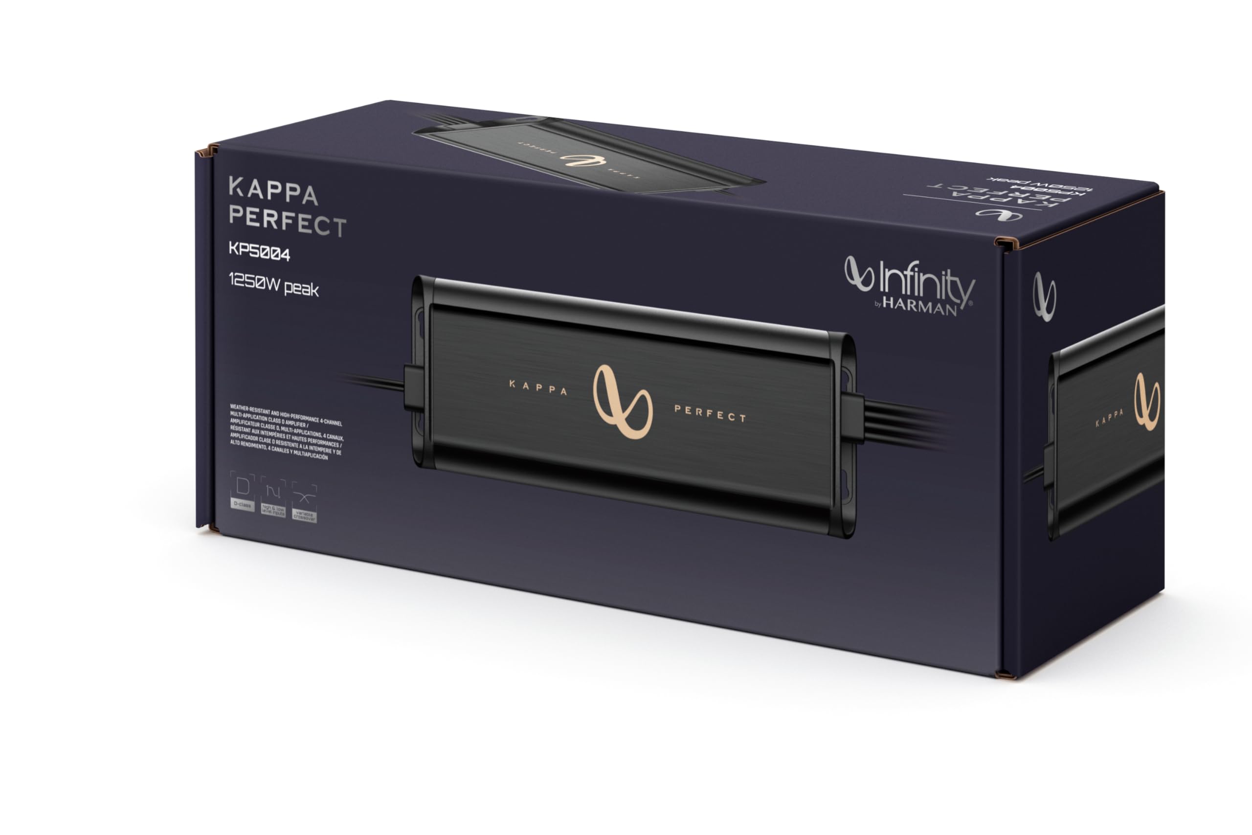 Infinity KAPPA 5004A, Kappa Perfect 4 Channel Powersports Amplifier - 300W