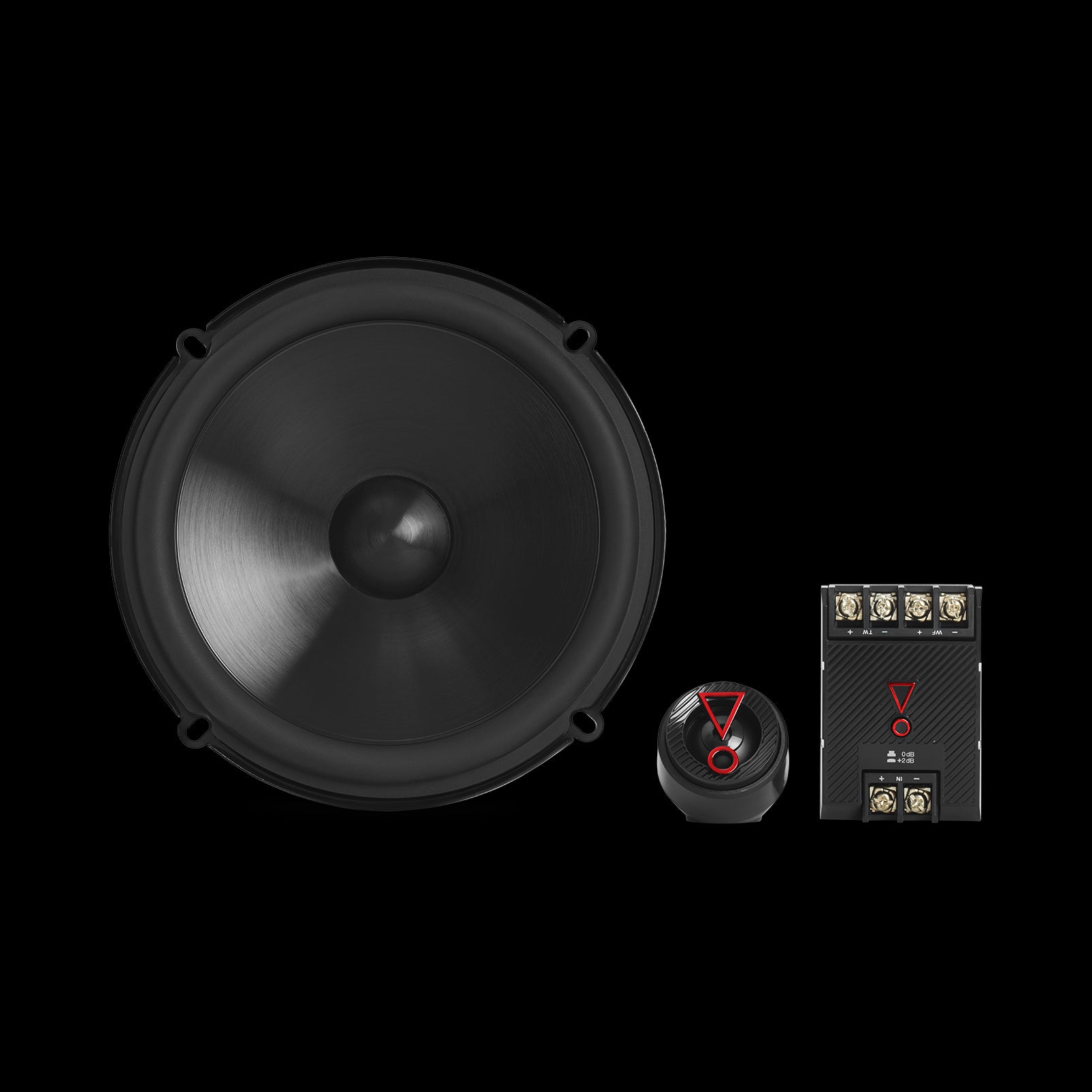 Stage 6.5" 2-Way car audio component system w/ crossover