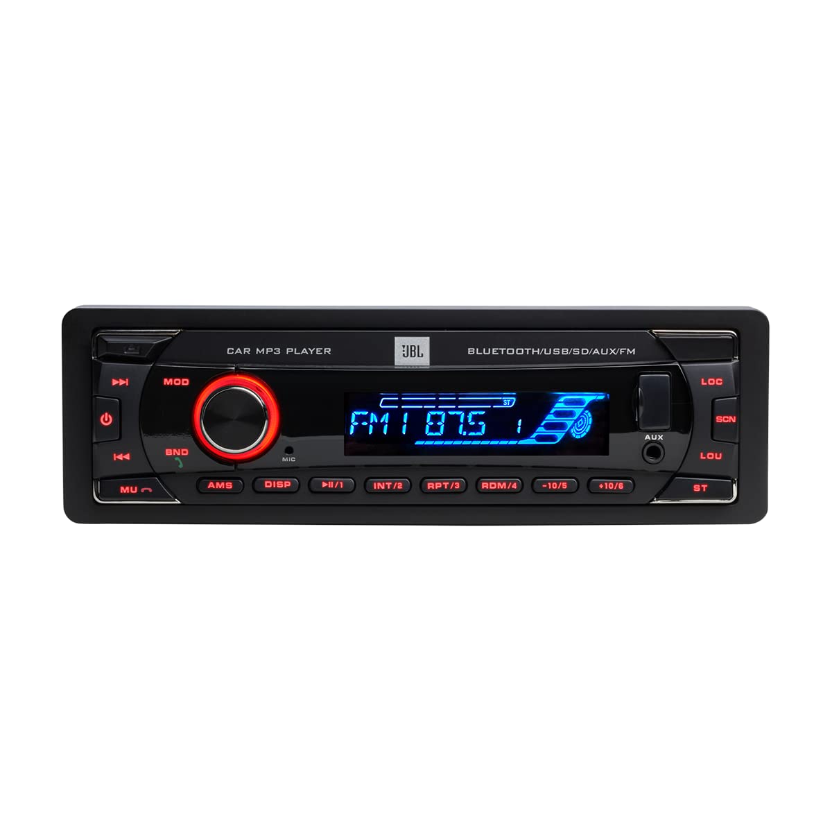 JBL CELEBRITY100, Single Din Bluetooth AM/FM Mechless Car Stereo