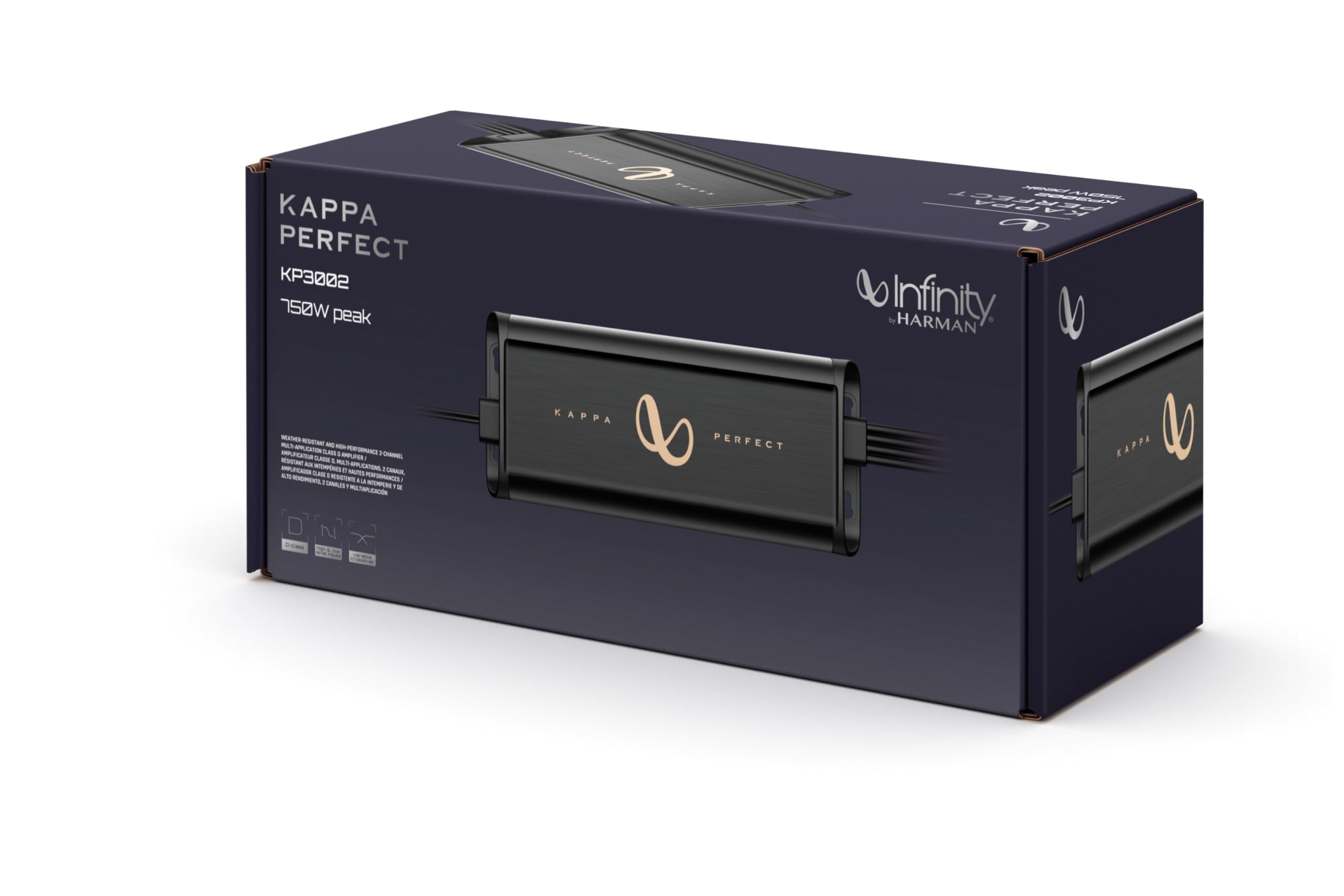 Infinity KAPPA 3002A, Kappa Perfect 2 Channel Powersports Amplifier - 200W