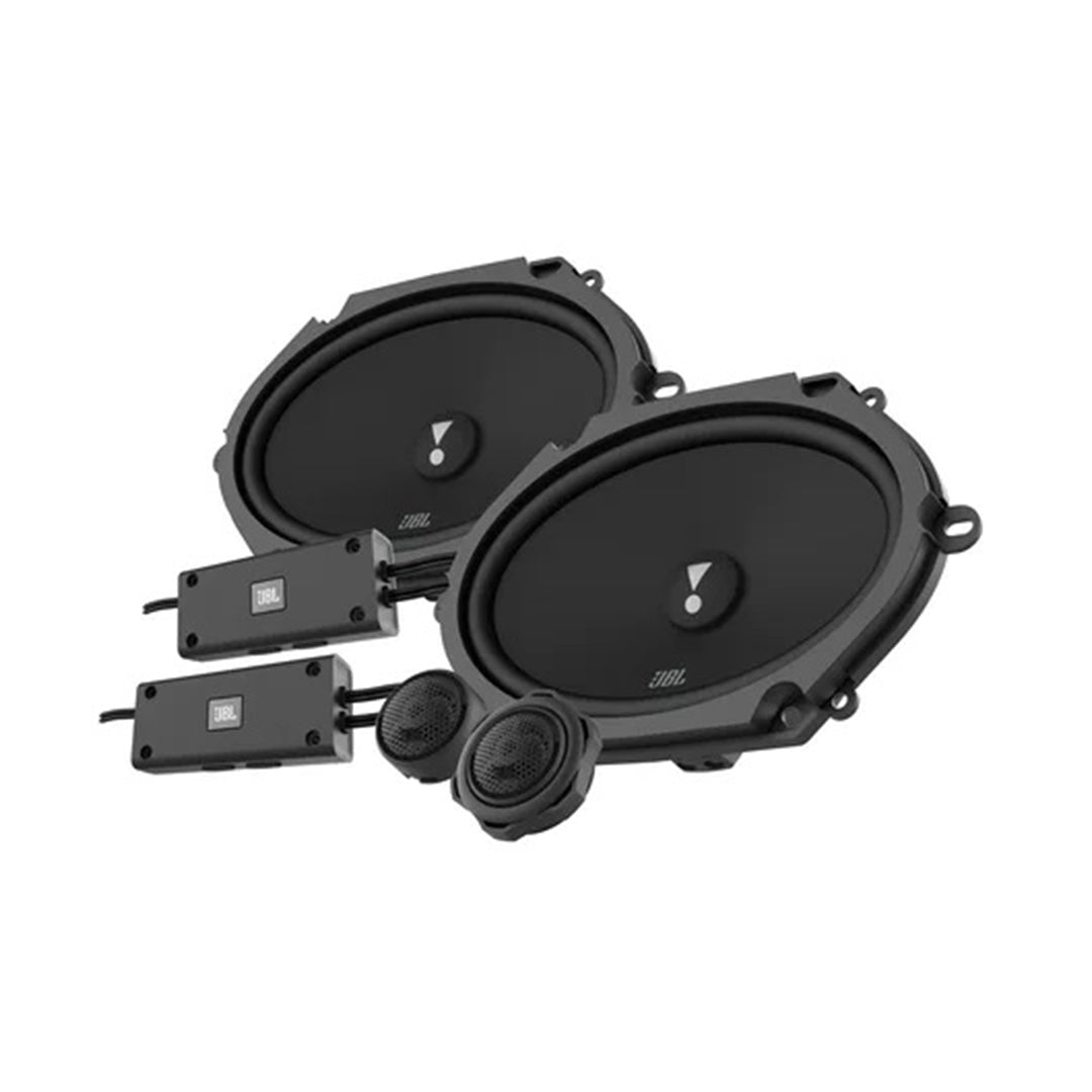 Stadium 6x8" Car Audio Component Speaker System, No Grille