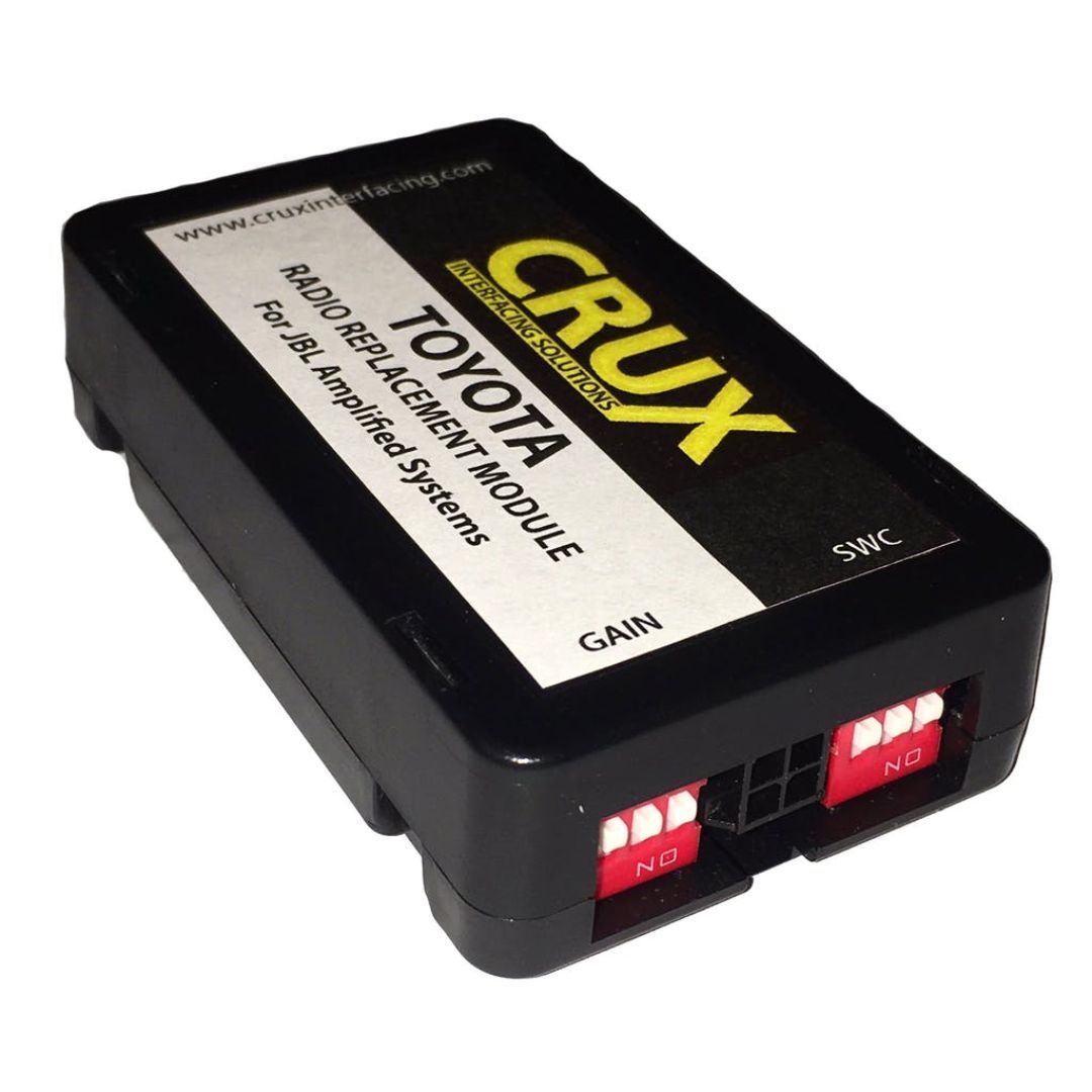 Crux SWRTY-61P, Radio Replacement with SWC, JBL Amp & OE Camera Retention for Toyota Vehicles