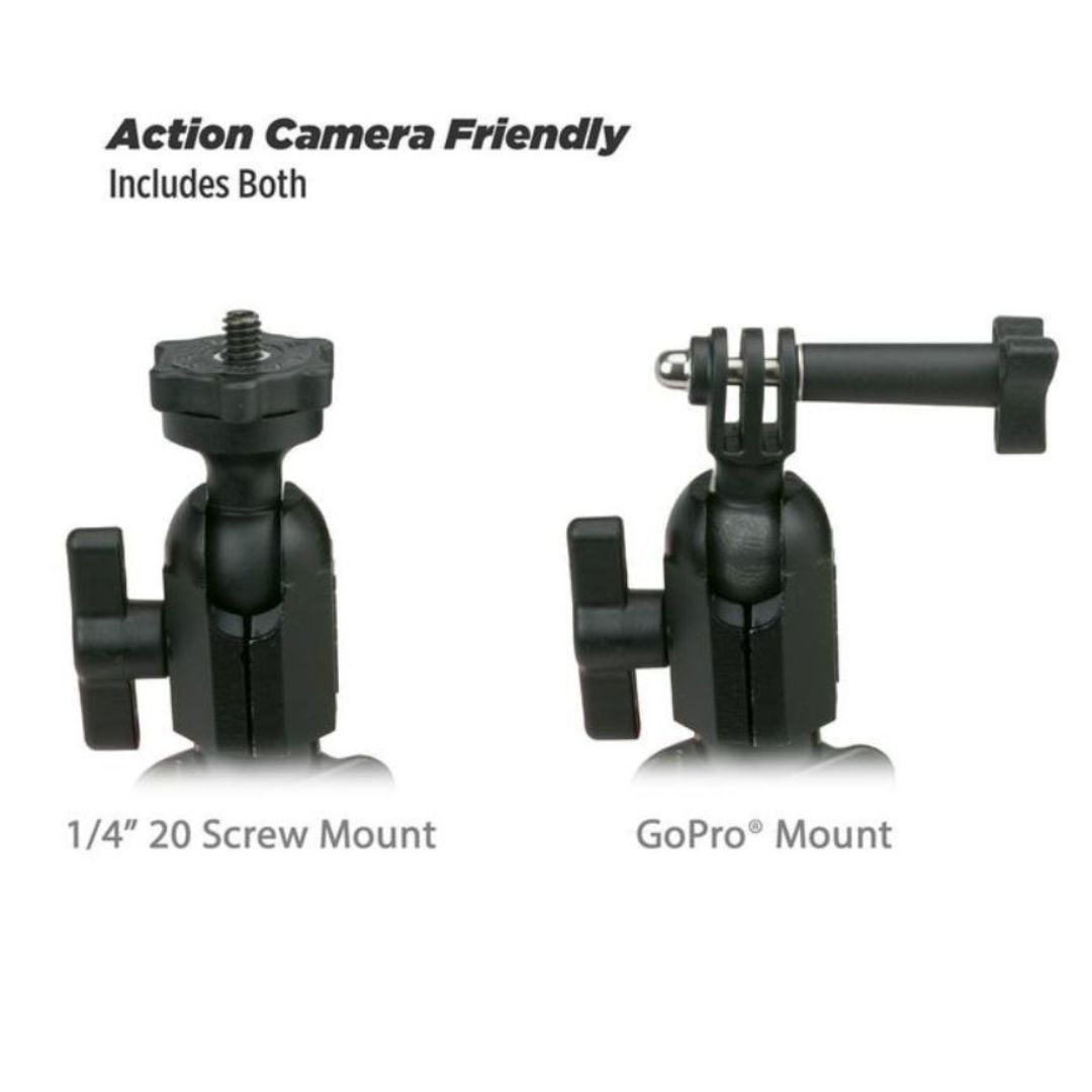 Scosche PSM31001, Baseclamp Camera / Gopro Mount Base (Requires 1 Clamp - Not Included)