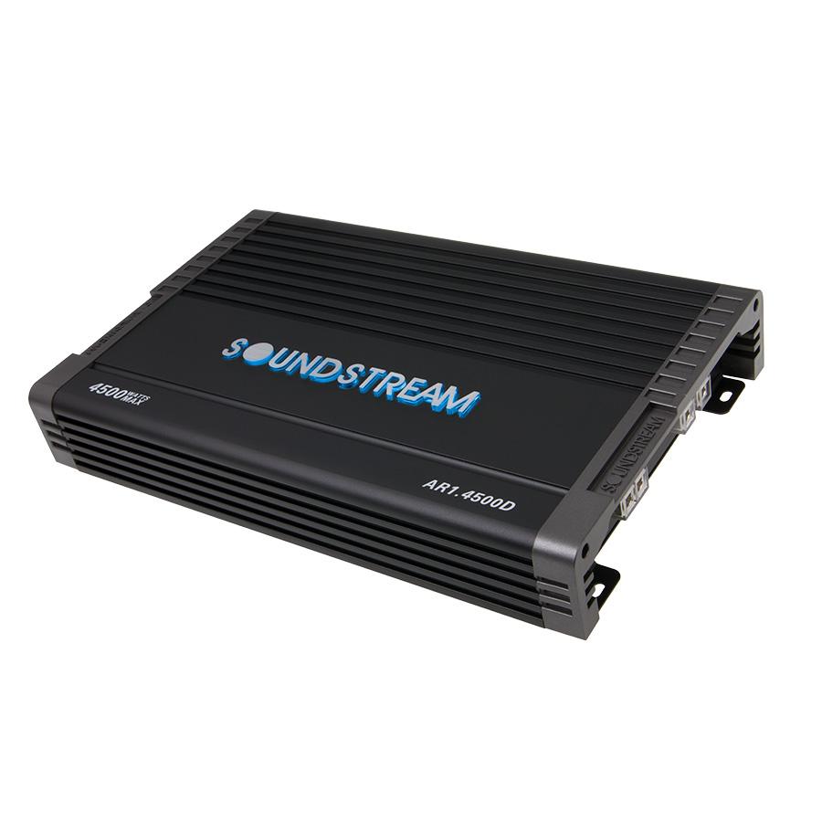 Soundstream AR1.4500D, Arachnid Monoblock Class D Amplifier w/Bass Knob - 4,500W