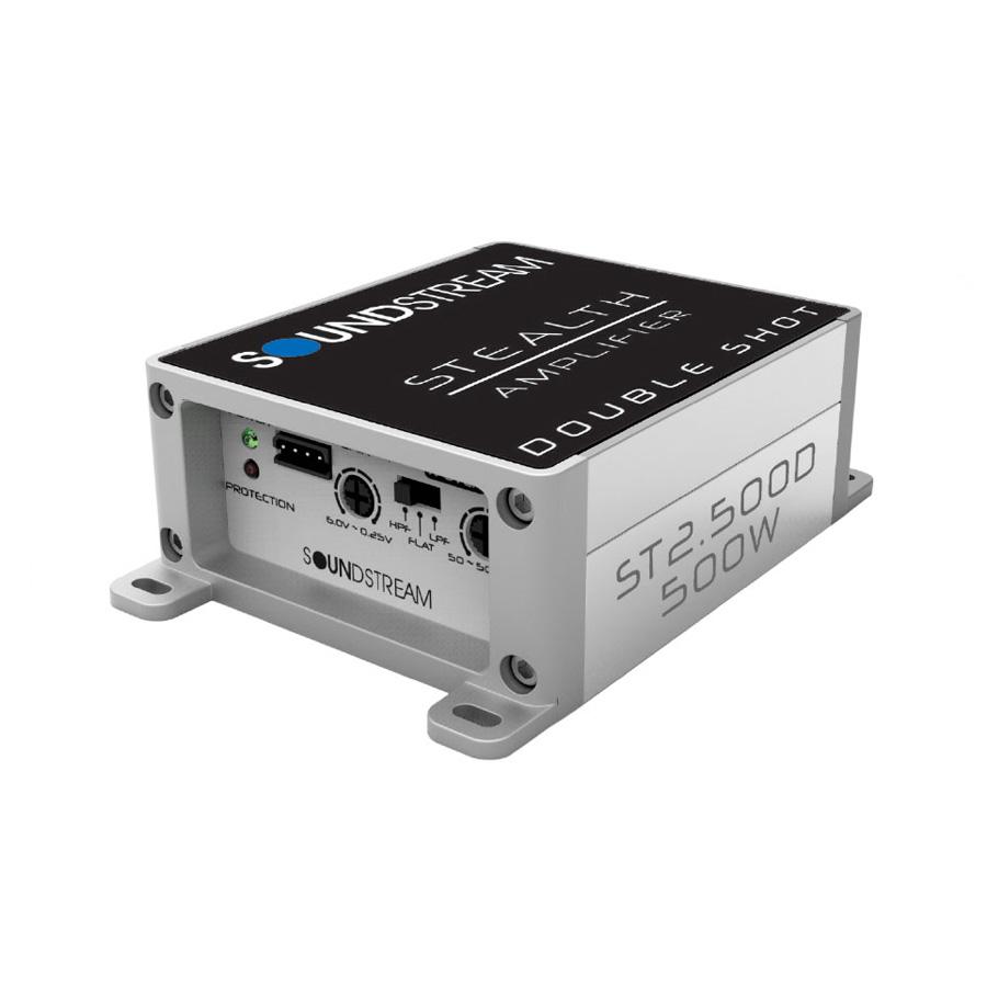 Soundstream ST2.500D, Stealth 2 Channel Class D Full Range Amplifier, SUPER Micro Size - 500W