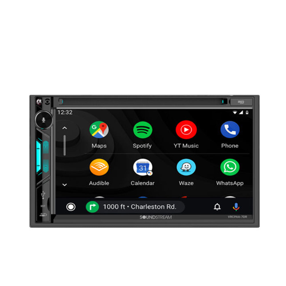 Soundstream VRCPAA-7DR, 7" Multimedia Receiver w/ CarPlay and Android Auto