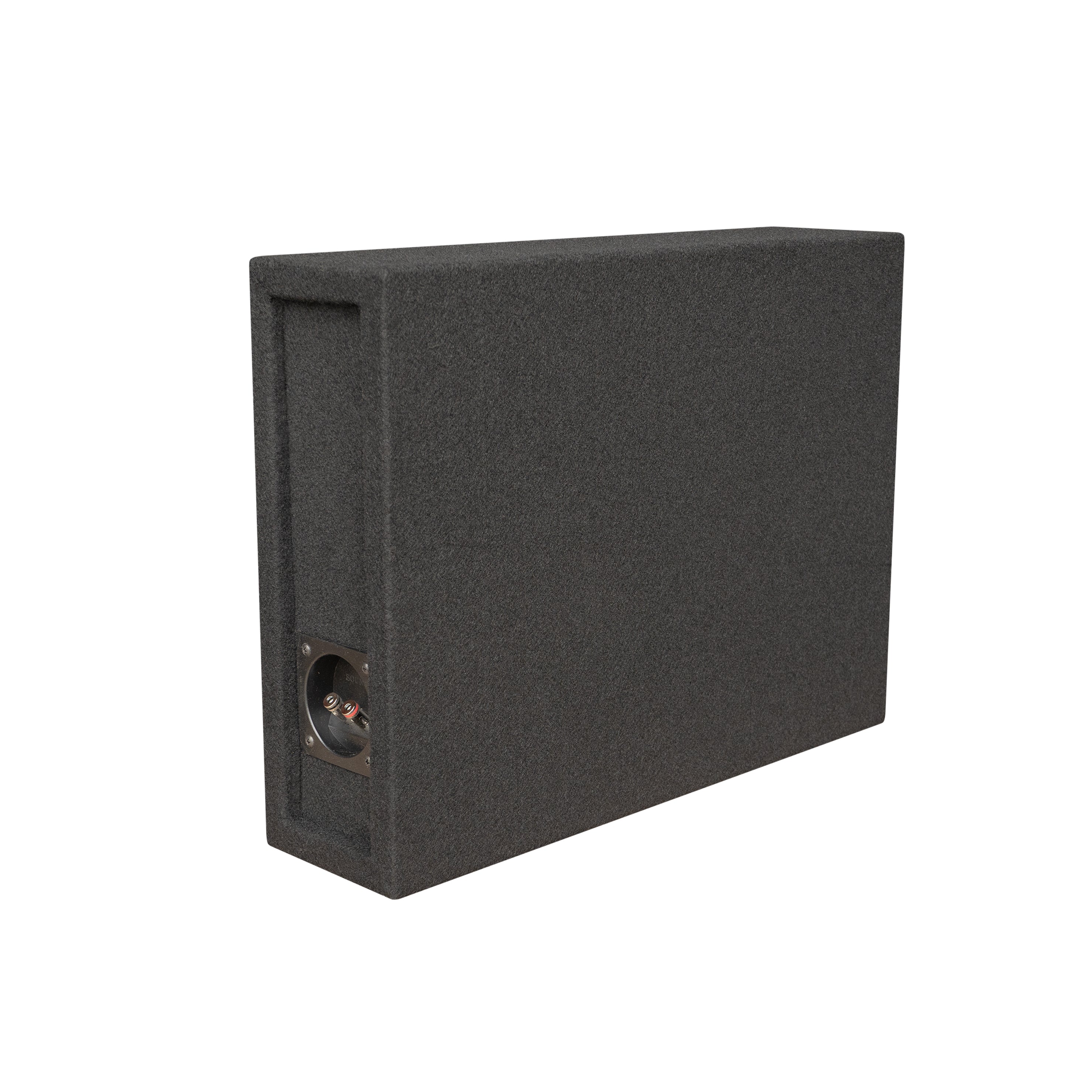 SoundBox Universal Single 10" Sealed Subwoofer Enclosure, Shallow Truck (Pair)