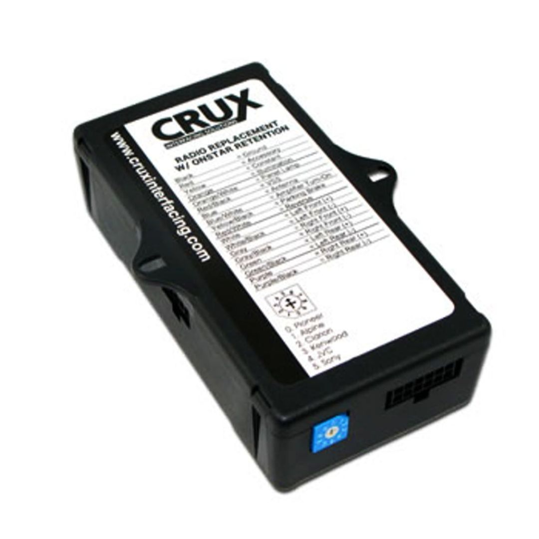 Crux SOOGM-16B, OnStar® Radio Replacement Interface for Select GM LAN 11-Bit Vehicles with SWC