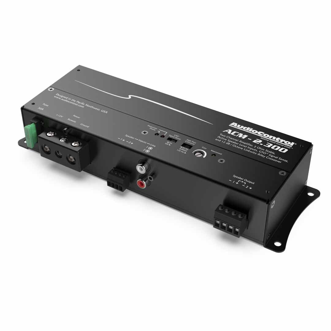 AudioControl ACM-2.300, ACM 2 Channel Class D Micro Amplifier, 300W