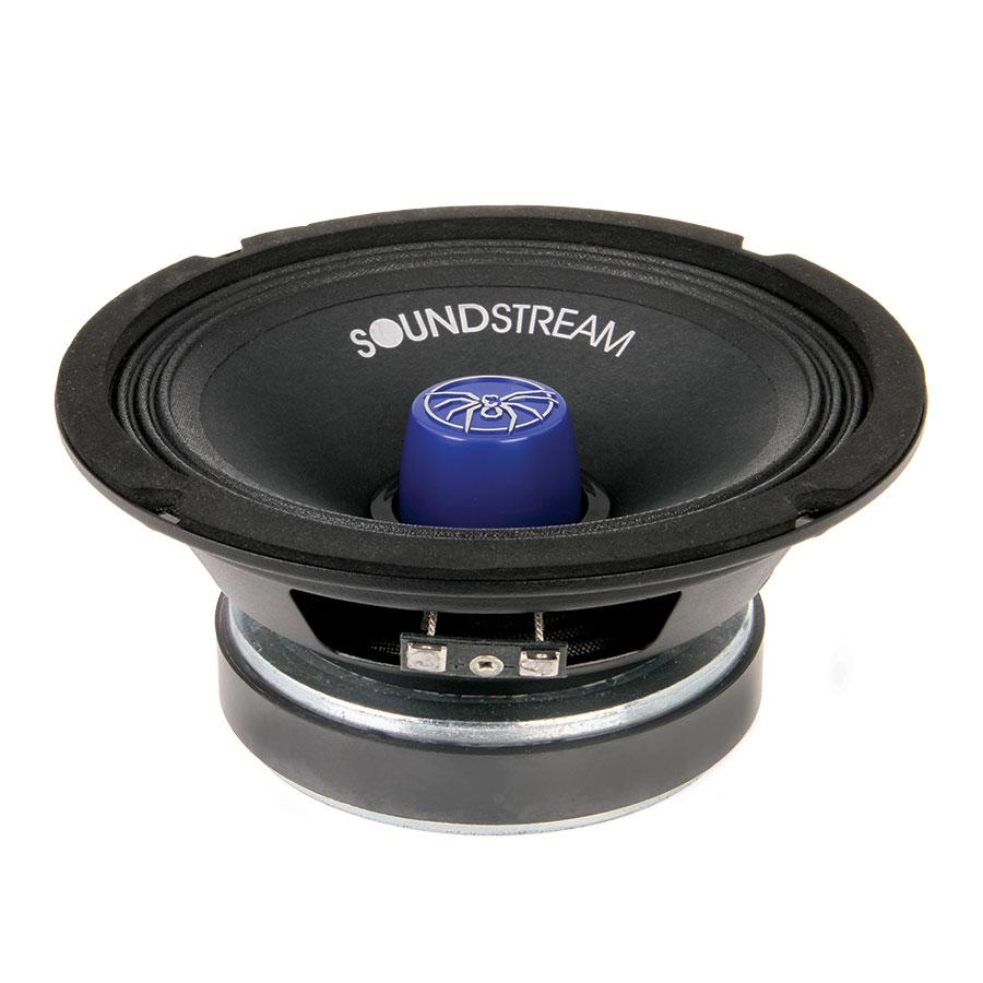 Soundstream SM.650PRO, SM Pro Die-Cast 6.5" Pro Audio Speaker, 250W, 4 Color Changeable