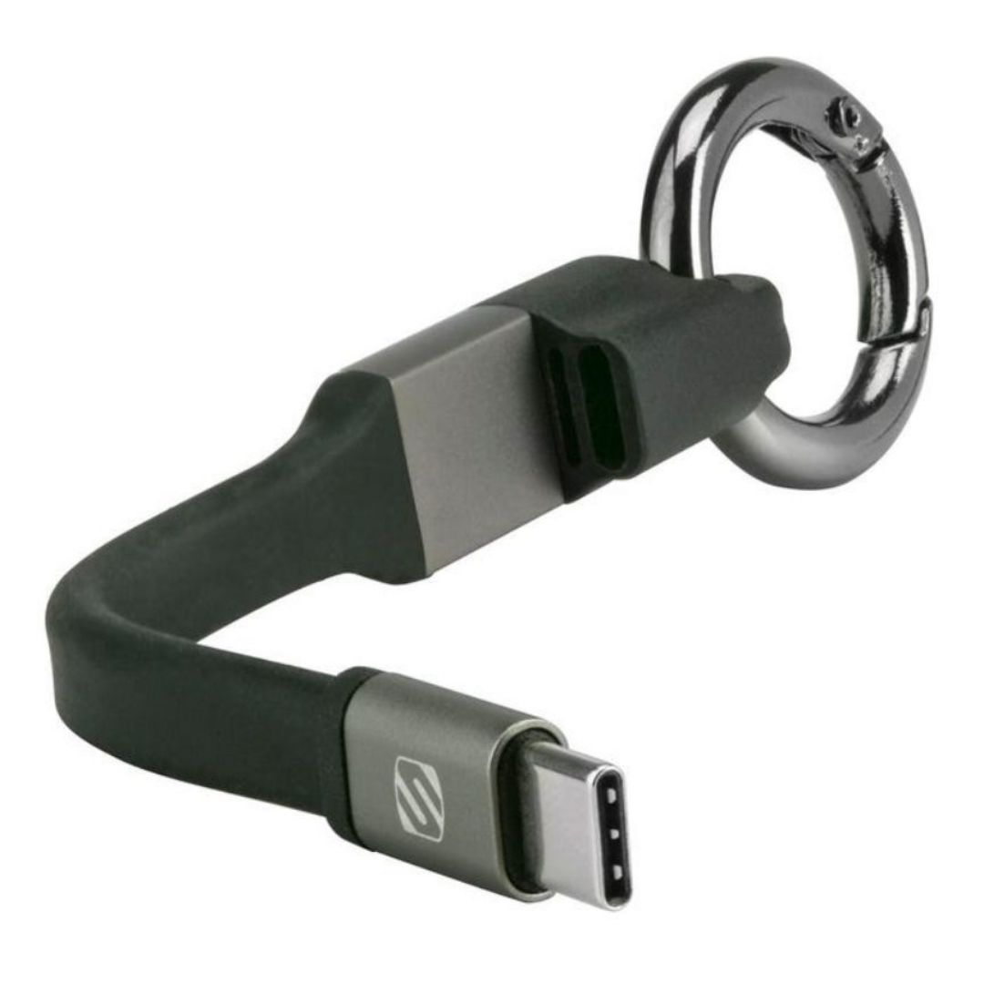 Scosche C2CS, 2In1 Carabiner w/Charge & Sync Cable For USB Type-C