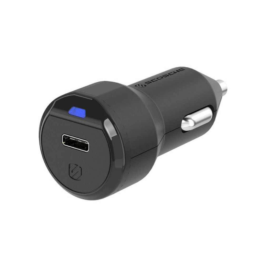 Scosche CPDA2C8-SP, 30W Combo Car Charger Power Delivery 3.0 18W USB-C And 12W USB-A