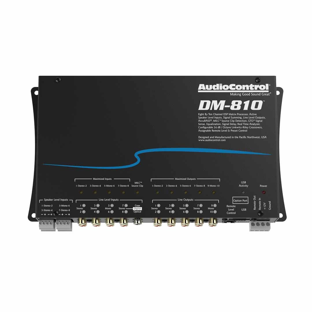 AudioControl DM-810, 8 Input 10 Output DSP Matrix Processor